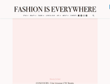 Tablet Screenshot of fashioniseverywhere.com